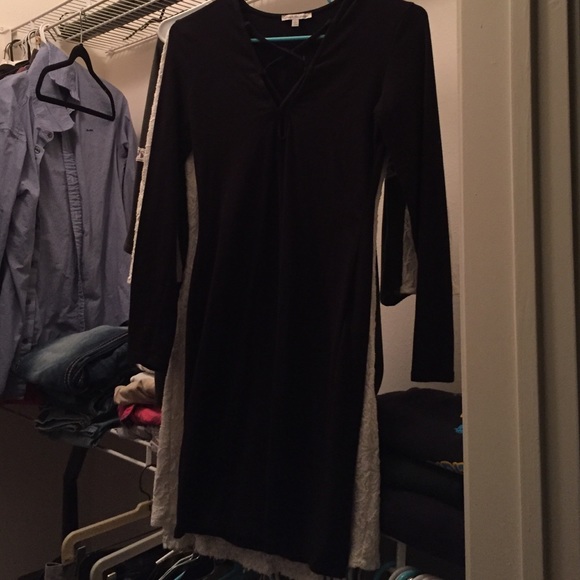 Black tight dress