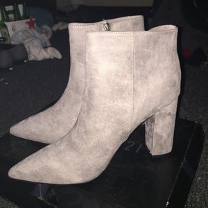 High heeled boots