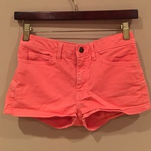 Stretch Bull Denim Short Shorts