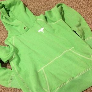 Pink green sweater size small