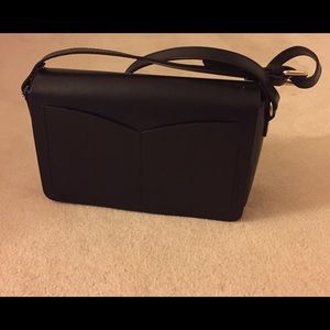 Zara Leather Messenger Bag