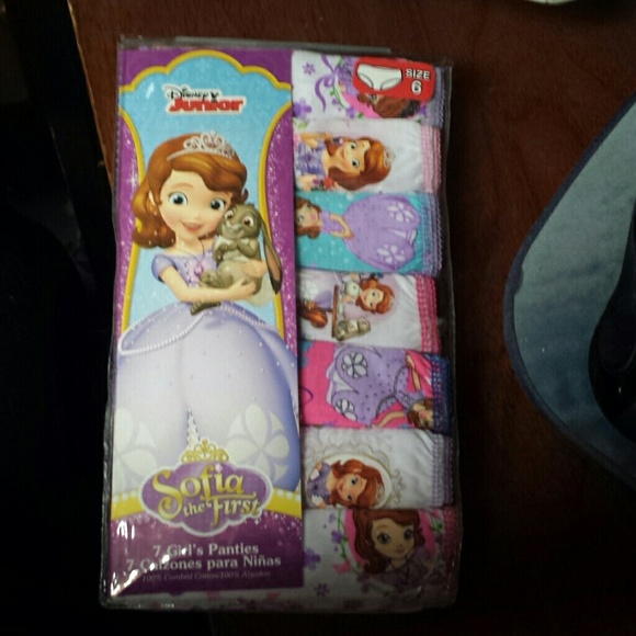 Disney Princess Sofia Knickers Briefs Girls Gift Set Of 3 Childrens Size 1-5 Y