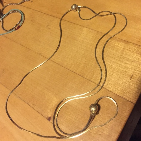 Adjustable antique gold (?) chain