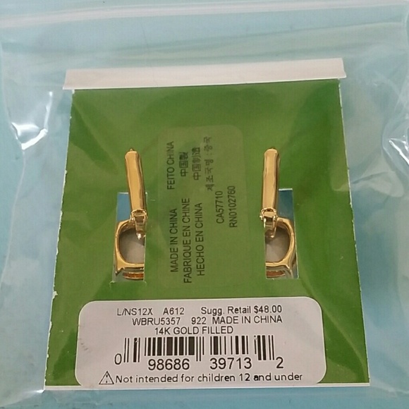 Auth Kate Spade Leverback Pierced Drop/FINAL SALE - Picture 3 of 4