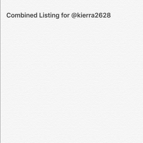 Combined Listing for @kierra2628