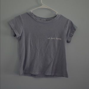 Baby blue Baby Tee