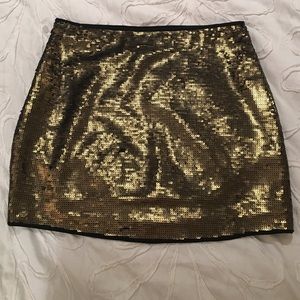 BCBG sequin mini skirt
