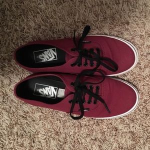 Maroon VANS