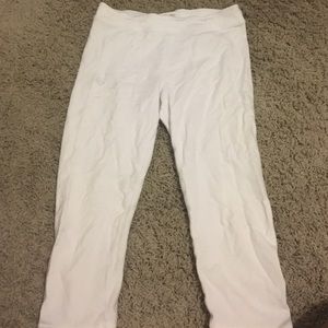 Justice white leggings