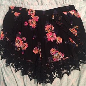 Kendall and Kylie floral shorts