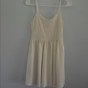 White lace dress