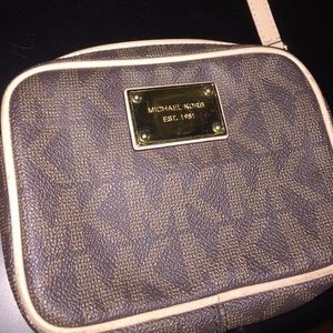 Michael Kors Brown leather cross-body bag