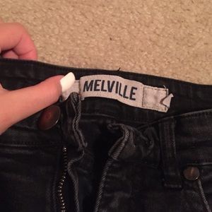 Brandy Melville Black High-Waisted Jeans