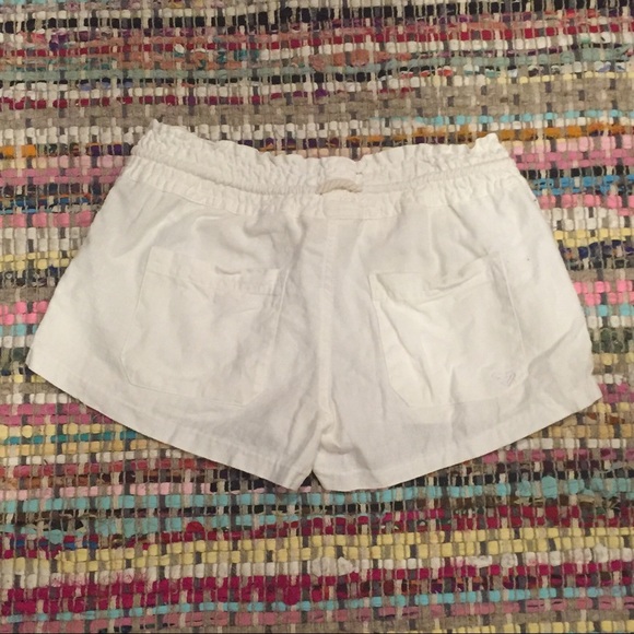White Roxy Beach Shorts - Picture 2 of 3