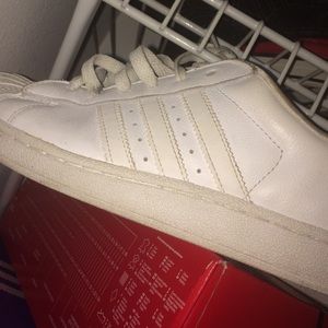 Adidas shelltoe white
