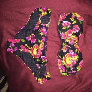 Flower print Victoria's Secret bikini