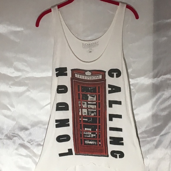 Lords of Liverpool Hi Lo Tank Top Size M