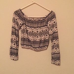 Aztec Crop Top