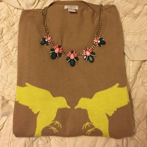 J. Crew Factory Bird Sweater