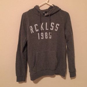 Young And Reckless Grey Hoodie