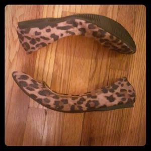 Animal print flats 7.5