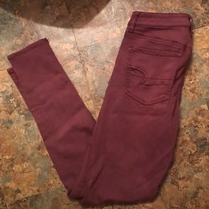 Maroon JEGGINGS