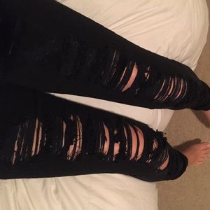 Black Ripped Jeans