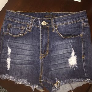 denim shorts