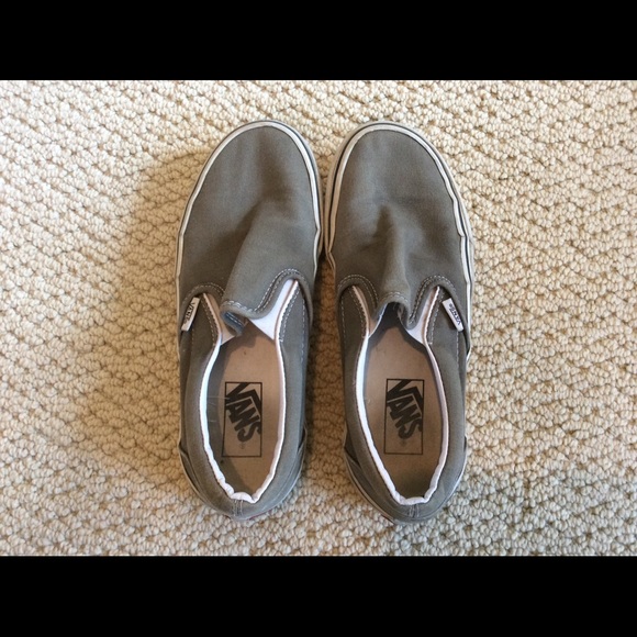 GREY VANS (barely worn!)