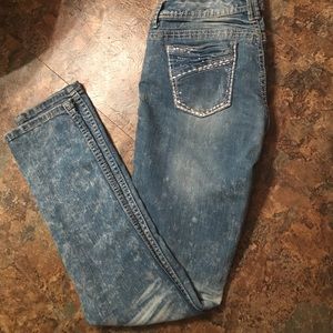Semi acid washed jeans