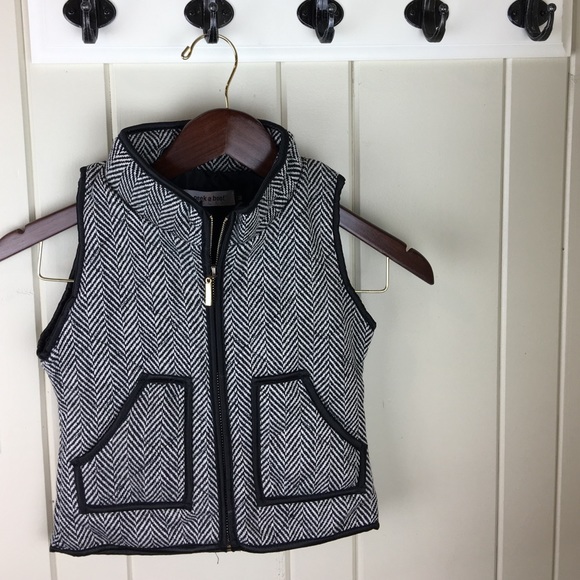 Herringbone black vest - Picture 3 of 4