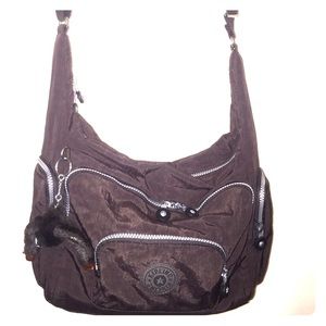 Kipling Espresso Brown Europa Crossbody NWOT