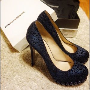 Nicholas Kirkwood Blue Pearl Platform Pumps Nicholas Kirkwood Blue Pearl Platform Pumps
