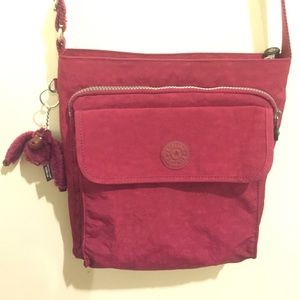 Kipling Machida Crossbody Burgundy NWOT