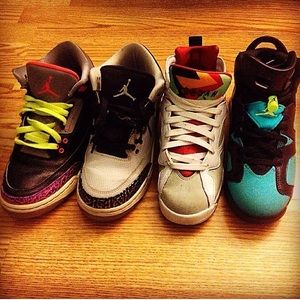 VARIOUS JORDANS .