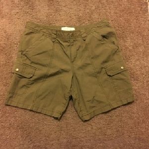 Women's Olive Green Eddie Bauer Shorts