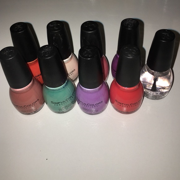 ❌SOLD❌SINFULCOLORS nail polishes