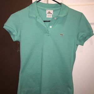 Cute blue Lacoste polo shirt