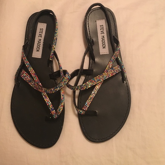 Steve Madden crystal sandals