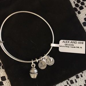 Alex & Ani cupcake bracelet