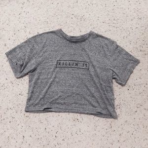 (SOLD) Brandy Melville Killin It Crop Top☑️