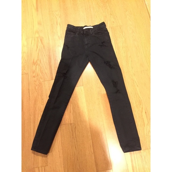 Destroyed Black Denim - image 1