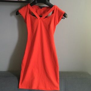 Bebe Cut out mini dress