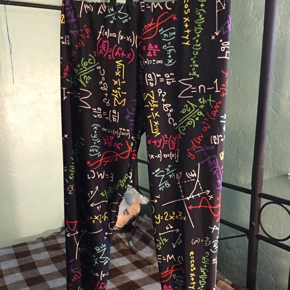 EUC math lover leggings from Modcloth