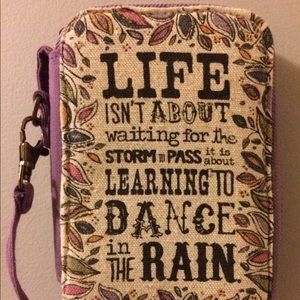 Natural Life Inspirational Wristlet