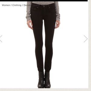 Rag and Bone black skinny jean leggings. Size 26