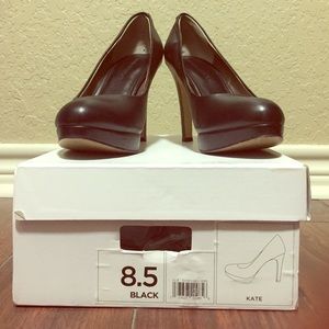 Banana Republic Kate Black Platform Heels