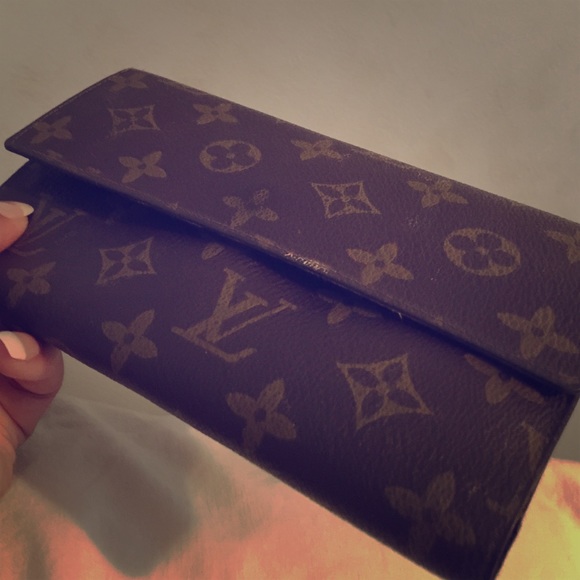 Authentic Vintage Large LV wallet