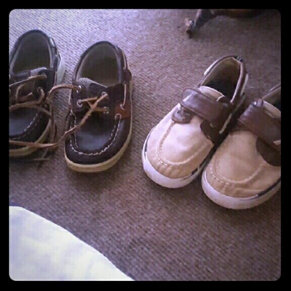 Boys Sperrys and nautical shoes