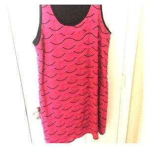 Pink and black PLUS SIZE dress